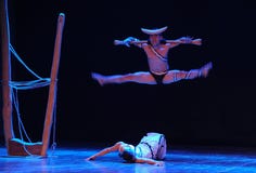 Os conquistadores e a conquistar-tarefa no dança-coreógrafo labirinto-moderno Martha Graham fotos de stock Os conquistadores e a conquistar-tarefa no dança-coreógrafo labirinto-moderno Martha Graham fotos de stock