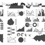 Os elementos do gráfico da carta do diagrama vector o progresso infographic das setas e do círculo do molde dos dados da folha de ilustração do vetor Os elementos do gráfico da carta do diagrama vector o progresso infographic das setas e do círculo do molde dos dados da folha de ilustração do vetor