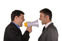 Os homens de negócios encontram emocionalmente atitudes imagem de stock Os homens de negócios encontram emocionalmente atitudes imagem de stock
