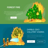 Os sapadores-bombeiros no vestuário de proteção e no capacete com helicóptero extinguem com água do incêndio violento perigoso da ilustração royalty free Os sapadores-bombeiros no vestuário de proteção e no capacete com helicóptero extinguem com água do incêndio violento perigoso da ilustração royalty free