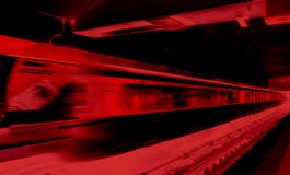 Oskarpt rörelsegångtunneldrev som används i digital konst royaltyfria bilder Oskarpt rörelsegångtunneldrev som används i digital konst royaltyfria bilder