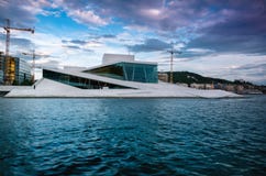 Oslo opera bez ludzi chodzi na nim obrazy stock Oslo opera bez ludzi chodzi na nim obrazy stock