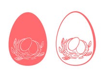 Ostereiblumen stock abbildung Ostereiblumen stock abbildung