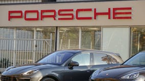 Ostermalm del centro di servizio di Porsche immagine stock Ostermalm del centro di servizio di Porsche immagine stock