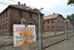 Osvietim Auschwitz koncentracyjny obóz Fotografia Stock