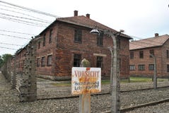 Osvietim Auschwitz koncentracyjny obóz Zdjęcia Royalty Free