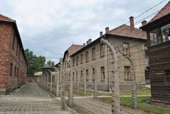 Osvietim Auschwitz koncentracyjny obóz Zdjęcie Royalty Free
