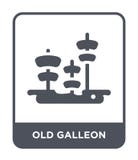 oud galjoenpictogram in in ontwerpstijl oud die galjoenpictogram op witte achtergrond wordt geïsoleerd oud eenvoudig en modern ga royalty-vrije illustratie oud galjoenpictogram in in ontwerpstijl oud die galjoenpictogram op witte achtergrond wordt geïsoleerd oud eenvoudig en modern ga royalty-vrije illustratie