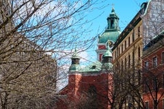 Oude architectuur van Stockholm, Zweden royalty-vrije stock afbeeldingen Oude architectuur van Stockholm, Zweden royalty-vrije stock afbeeldingen