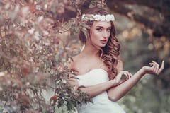 Outdoor Portrait Of Young Woman Royalty Free Stock Photography