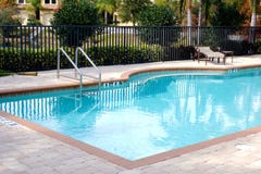Outdoor Swimming Pool Royalty Free Stock Image