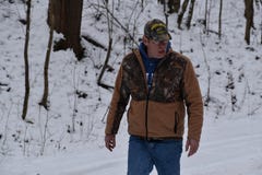 Outdoors in Harrison County WV in Winter at the farm stock photo Outdoors in Harrison County WV in Winter at the farm stock photo