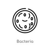 outline bacteria vector icon. isolated black simple line element illustration from medical concept. editable vector stroke royalty free illustration outline bacteria vector icon. isolated black simple line element illustration from medical concept. editable vector stroke royalty free illustration