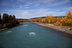 Outono em Alaska foto de stock Outono em Alaska foto de stock