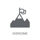 Overcome icon. Trendy Overcome logo concept on white background vector illustration Overcome icon. Trendy Overcome logo concept on white background vector illustration