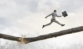 Overcoming fear of failure . Mixed media stock image Overcoming fear of failure . Mixed media stock image