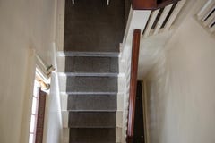 Overhead shot of staircase royalty free stock photography Overhead shot of staircase royalty free stock photography