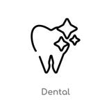 overzichts tand vectorpictogram de ge?soleerde zwarte eenvoudige illustratie van het lijnelement van tandartsconcept editable vec royalty-vrije illustratie overzichts tand vectorpictogram de ge?soleerde zwarte eenvoudige illustratie van het lijnelement van tandartsconcept editable vec royalty-vrije illustratie