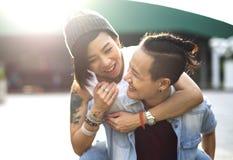 Paar-Moment-Glück-Konzept LGBT lesbisches stockfoto Paar-Moment-Glück-Konzept LGBT lesbisches stockfoto