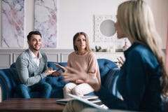 Paarbesuchspsychologe stockbilder Paarbesuchspsychologe stockbilder