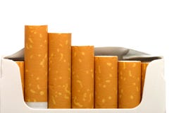 Pack Of Cigarettes. Royalty Free Stock Photos