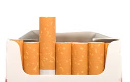 Pack Of Cigarettes. Stock Photos