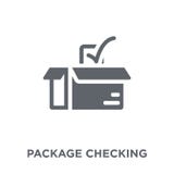 Package checking icon from Delivery and logistic collection. vector illustration Package checking icon from Delivery and logistic collection. vector illustration