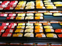 Packed fresh fruit ready to eat, supermarket stock image Packed fresh fruit ready to eat, supermarket stock image
