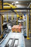 Packing line with robot