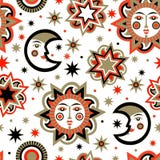 Pacote do feriado com sol e estrelas ilustração do vetor Pacote do feriado com sol e estrelas ilustração do vetor