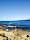 Pacyficzny ocean w Środkowym Kalifornia Zdjęcie Stock Pacyficzny ocean w Środkowym Kalifornia Zdjęcie Stock