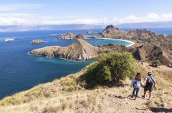 PADAR-INSEL, Nationalpark Komodo, Indonesien stockbild PADAR-INSEL, Nationalpark Komodo, Indonesien stockbild