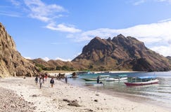 PADAR-INSEL, Nationalpark Komodo, Indonesien stockfoto PADAR-INSEL, Nationalpark Komodo, Indonesien stockfoto