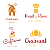 Padaria Logo Set ilustração royalty free Padaria Logo Set ilustração royalty free
