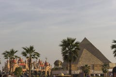 Padiglione del DUBAI, UAE Egitto al villaggio globale nel Dubai, UAE il Gl immagini stock Padiglione del DUBAI, UAE Egitto al villaggio globale nel Dubai, UAE il Gl immagini stock