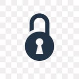 Padlock vector icon isolated on transparent background, Padlock stock illustration Padlock vector icon isolated on transparent background, Padlock stock illustration
