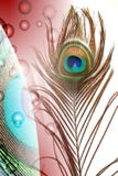 Padre del pavo real con el fondo sombreado multicolor abstracto Ilustración del vector stock de ilustración Padre del pavo real con el fondo sombreado multicolor abstracto Ilustración del vector stock de ilustración