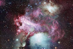 Paesaggio cosmico, carta da parati impressionante della fantascienza royalty illustrazione gratis Paesaggio cosmico, carta da parati impressionante della fantascienza royalty illustrazione gratis
