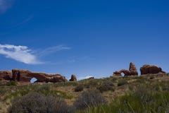 Paesaggio dell'americano del deserto Fotografie Stock Libere da Diritti Paesaggio dell'americano del deserto Fotografie Stock Libere da Diritti
