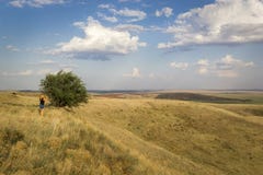 Paesaggio rurale maestoso delle montagne e prato, cielo nuvoloso con la montagna fotografie stock Paesaggio rurale maestoso delle montagne e prato, cielo nuvoloso con la montagna fotografie stock