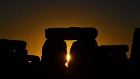 Pagans Mark The Autumn Equinox At Stonehenge Royalty Free Stock Photography Pagans Mark The Autumn Equinox At Stonehenge Royalty Free Stock Photography