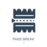 page break icon in trendy design style. page break icon isolated on white background. page break vector icon simple and modern stock illustration page break icon in trendy design style. page break icon isolated on white background. page break vector icon simple and modern stock illustration
