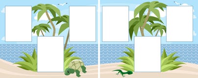 Pagina del photobook dei bambini royalty illustrazione gratis Pagina del photobook dei bambini royalty illustrazione gratis