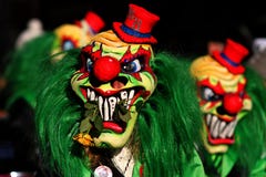 Pagliacci di carnevale immagine stock Pagliacci di carnevale immagine stock