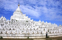 Pagoda di Hsinbyume in Mingun, Mandalay, Myanmar Fotografie Stock Libere da Diritti Pagoda di Hsinbyume in Mingun, Mandalay, Myanmar Fotografie Stock Libere da Diritti