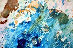 Abstarct blue brown gray dark colors, paint background, hues, watercolor paint background. Paint abstract background in blue dark brown orange white hues stock illustration Abstarct blue brown gray dark colors, paint background, hues, watercolor paint background. Paint abstract background in blue dark brown orange white hues stock illustration