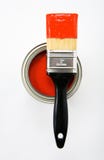 Paint Brush with Red paint