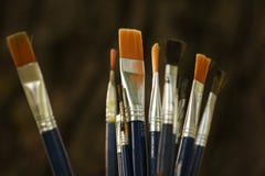 Paint Brushes Royalty Free Stock Image