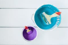 Paint cans Stock Photography Paint cans Stock Photography