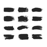 Paint Grunge Brush Strokes Collection Set Stock Photography Paint Grunge Brush Strokes Collection Set Stock Photography